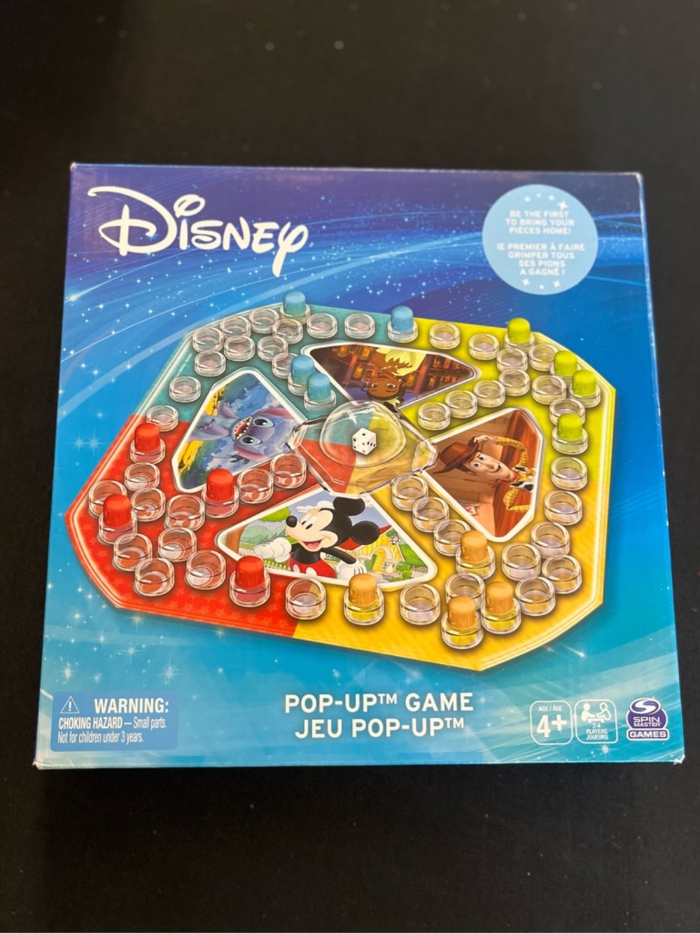 Disney Pop-Up Game Mickey Toy Story Stitch Family Board Game 4+